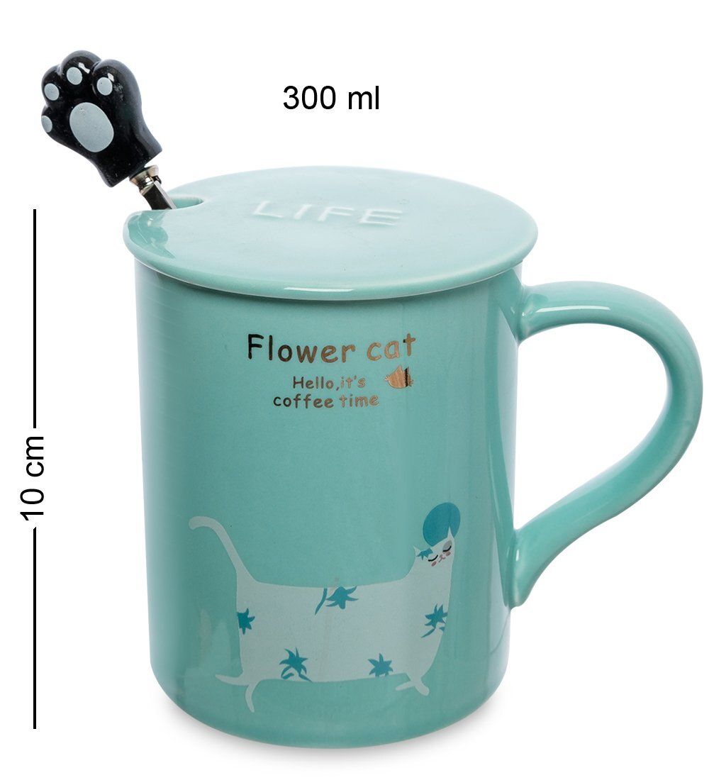 GAEM Art MUG-273/2 Кружка «Цветочный кот»