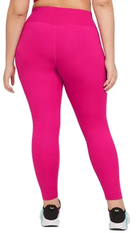 Леггинсы Nike One Dri-Fit Mid-Rise Tight - fireberry/white