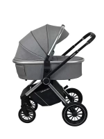 Детская модульная коляска Luxmom 750, автолюлька /выдвижная ручка /цвета