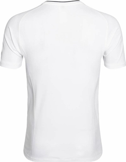 Мужская теннисная футболка Wilson Team Seamless Crew - bright white