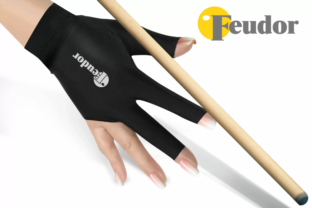 Перчатка-бильярдная Feudor Pro black Right XL