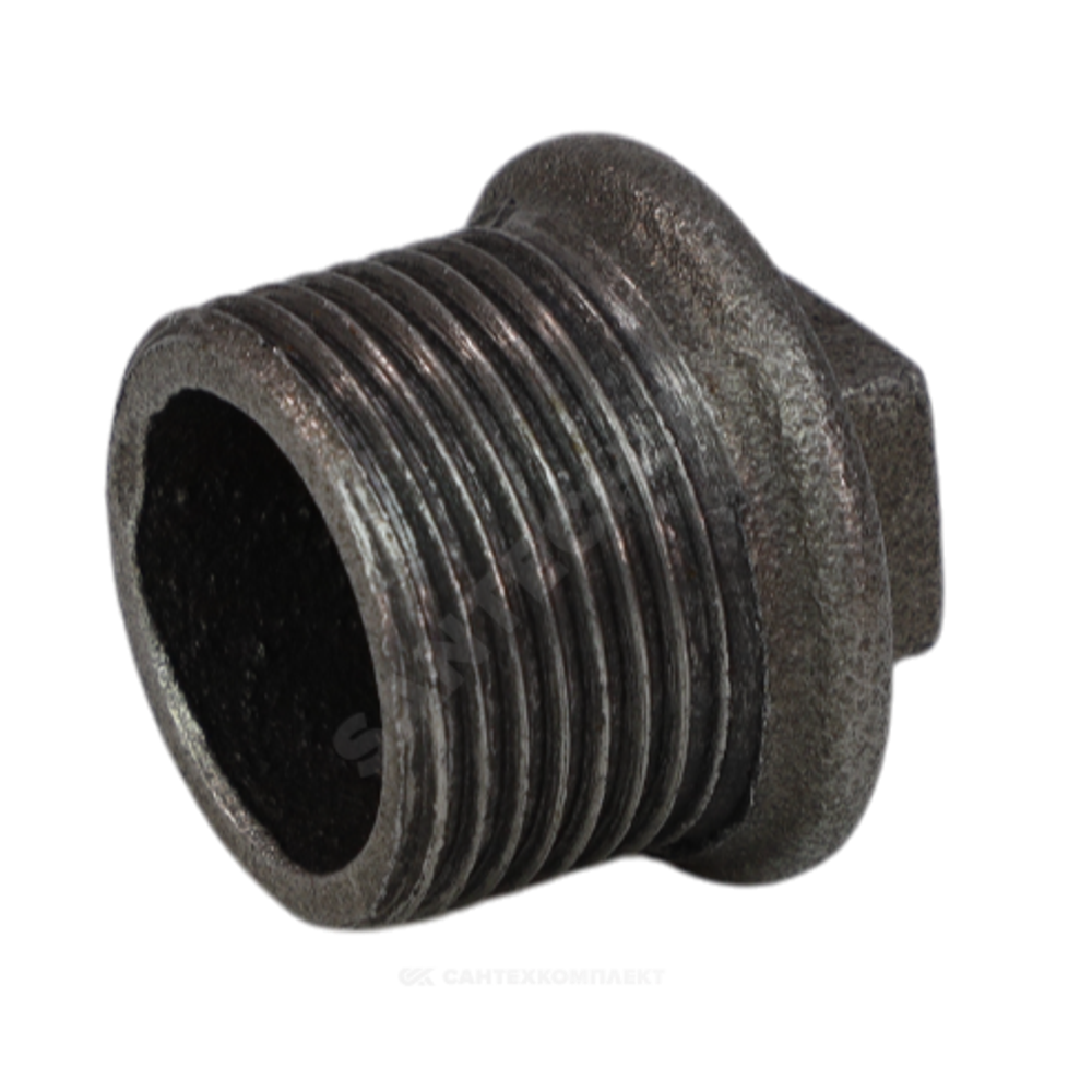 Заглушка чугун Ду 20 (3/4") НР Fittex PLUS