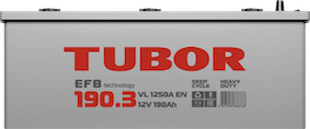 TUBOR EFB 6СТ-190 аккумулятор TUBOR EFB 6СТ-190 аккумулятор