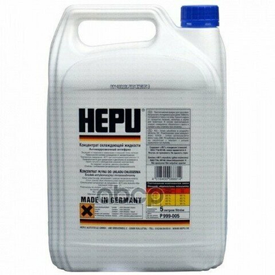 Антифриз СИНИЙ 60L КОНЦЕНТРАТ 11 -40C СООТВЕТСТВУЕТ КАТЕГОРИИ G11 HEPU P999060