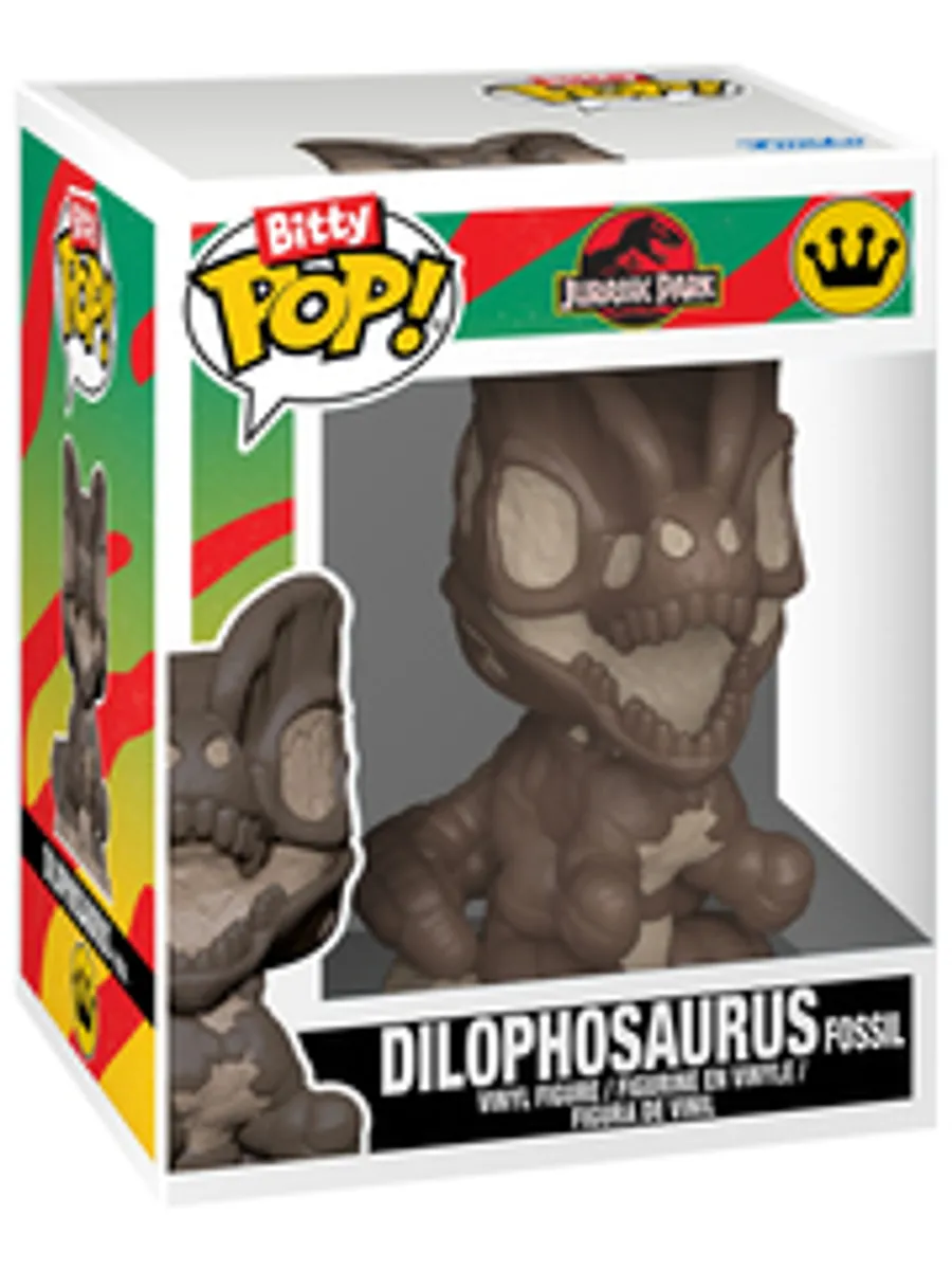 Funko Bitty POP! Jurassic Park: Tyrannosaurus Fossil & Dilophosaurus (2 Pack)