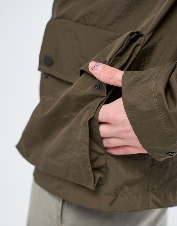 Куртка We Don’t Care Swiss M70 Crinkle Nylon Jacket Khaki - фото 9