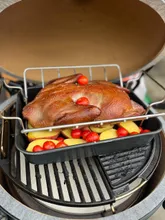 Керамический гриль Big Green Egg L Large (большой), 46 см, на ножках с рукояткой