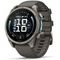 Часы Garmin Fenix 9 — 47 мм Titanium with Pebble Gray Silicone Band (010-04762-01)