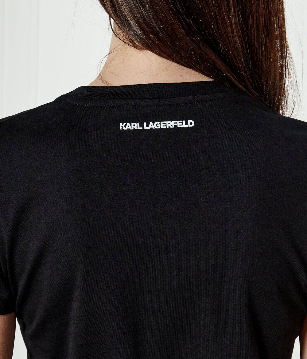 Футболка IKON SEASONAL LOGO Karl Lagerfeld - черный(A1W17124)