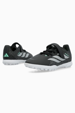 Сороконожки adidas Predator Club Hook-and-Loop TF Junior - черный