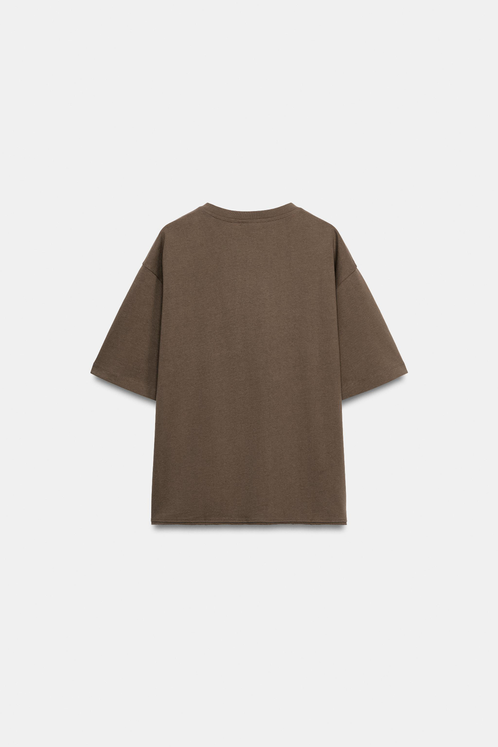 ФУТБОЛКА С КРУГЛЫМ ВЫРЕЗОМ — ZARA
