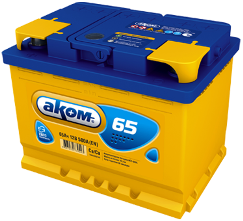 AKOM 6CT- 65 аккумулятор AKOM 6CT- 65 аккумулятор