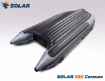 Лодка надувная моторная solar-380 caravan к