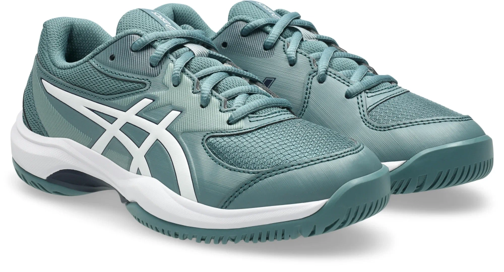 Детские теннисные кроссовки Asics Gel-Game GS - foggy teal/white