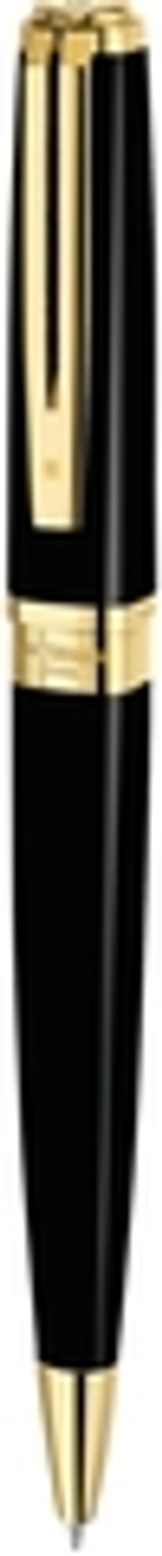 Шариковая ручка Waterman Exception, цвет: Slim Black GT, стержень: Mblue