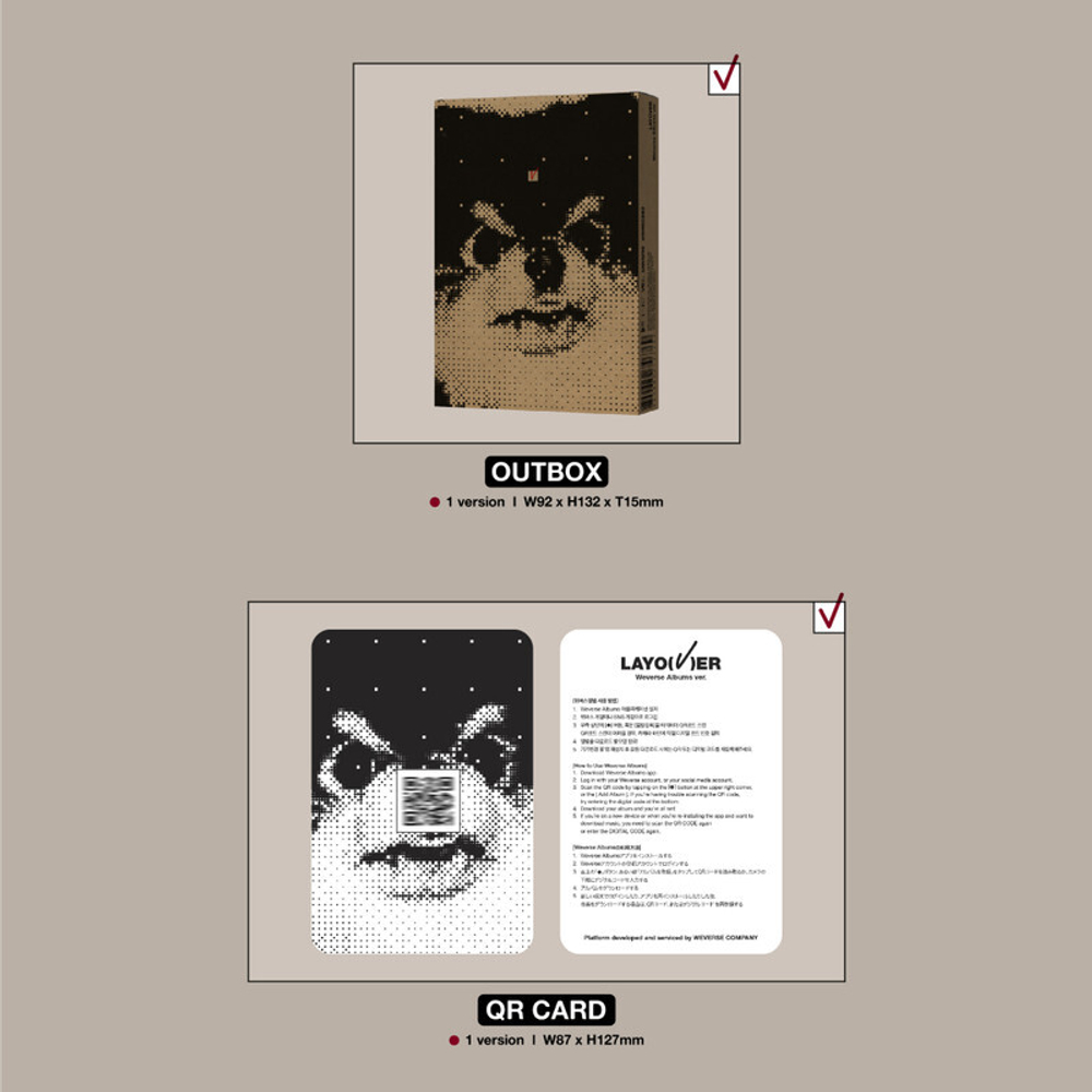 Альбом V (BTS) Layover (weverse albums ver.)