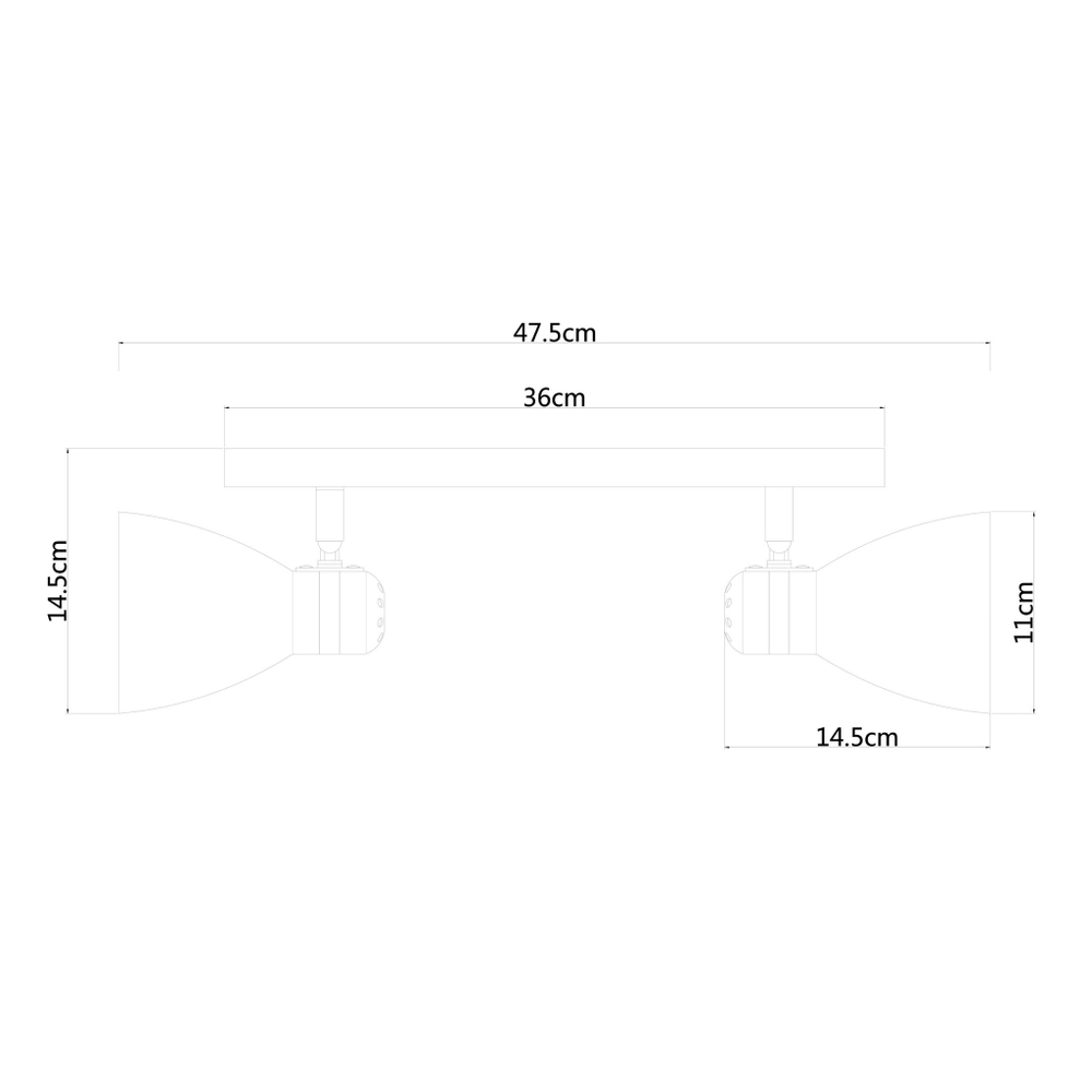 Спот Arte Lamp Mercoled A5049AP-2GY