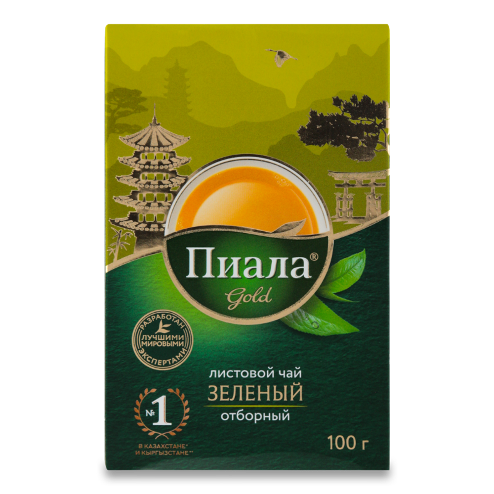 Чай Пиала листовой зеленый 100 гр