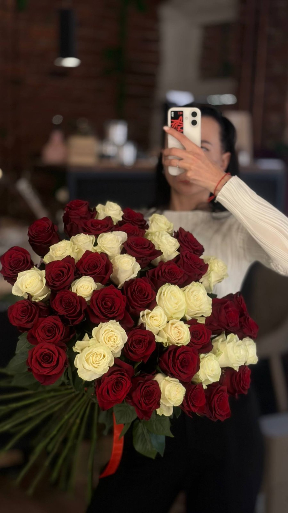 Букет из 51 розы эквадор