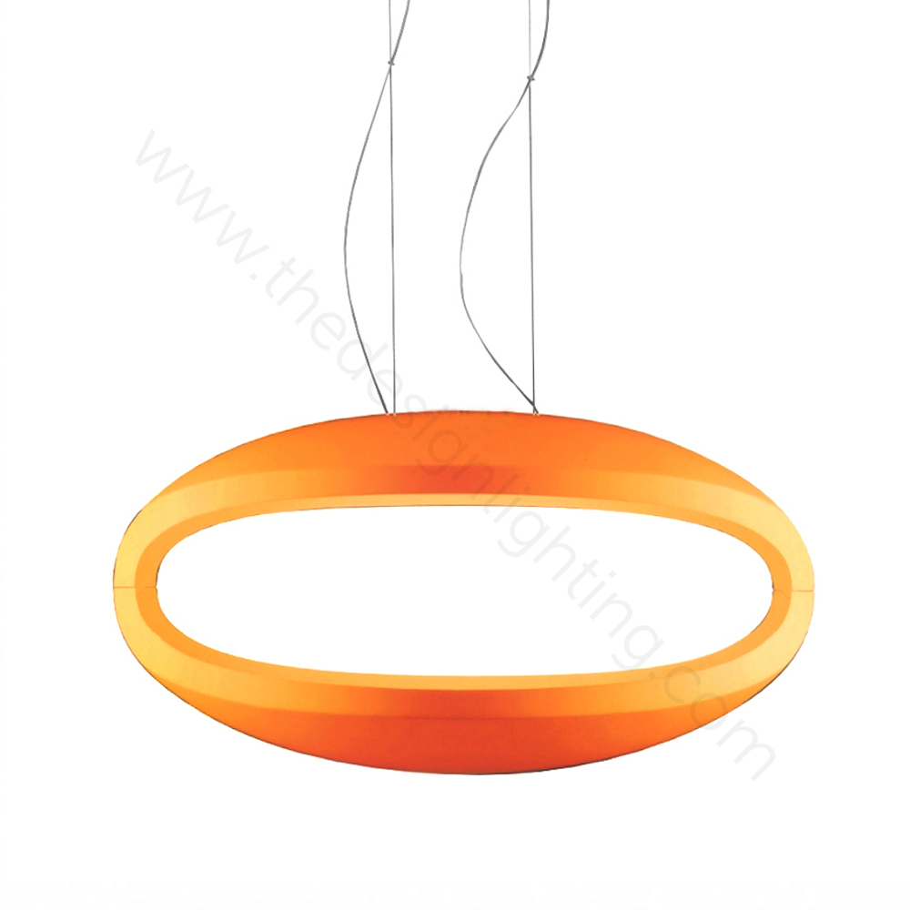 Pendant design lamp  O-Space by Foscarini (Orange)