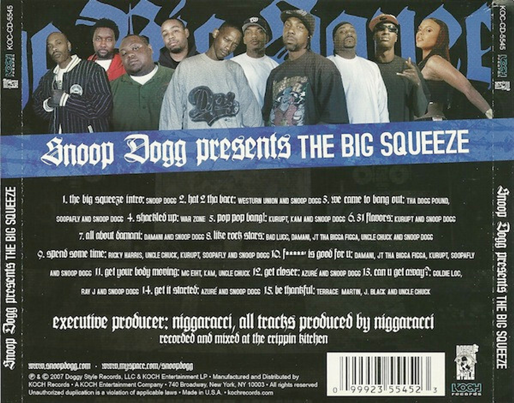 Various — Snoop Dogg Presents The Big Squeeze (CD)