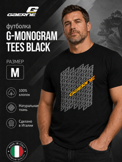 Футболка G-MONOGRAM TEES BLACK M