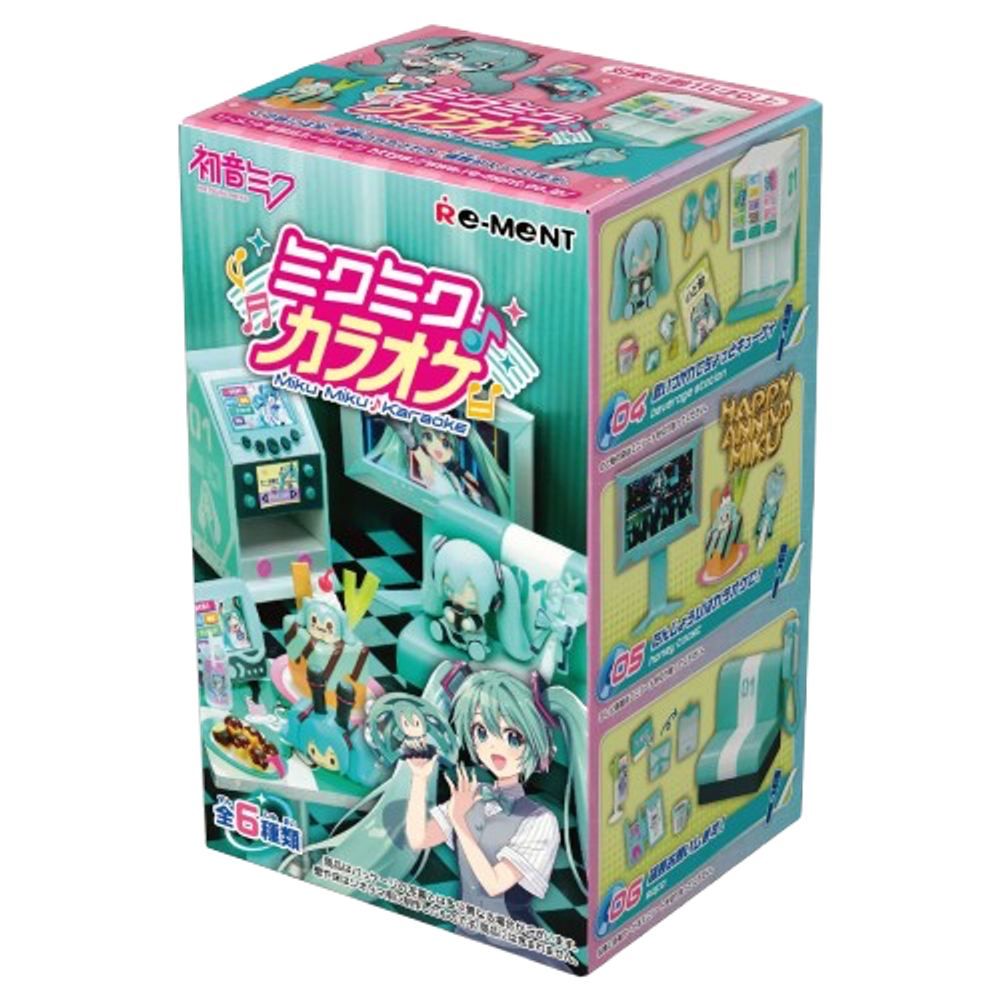 Рандомный набор Blind Box Re-ment Hatsune Miku Karaoke