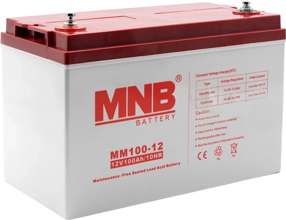 Аккумуляторная батарея MNB Battery MM100-12