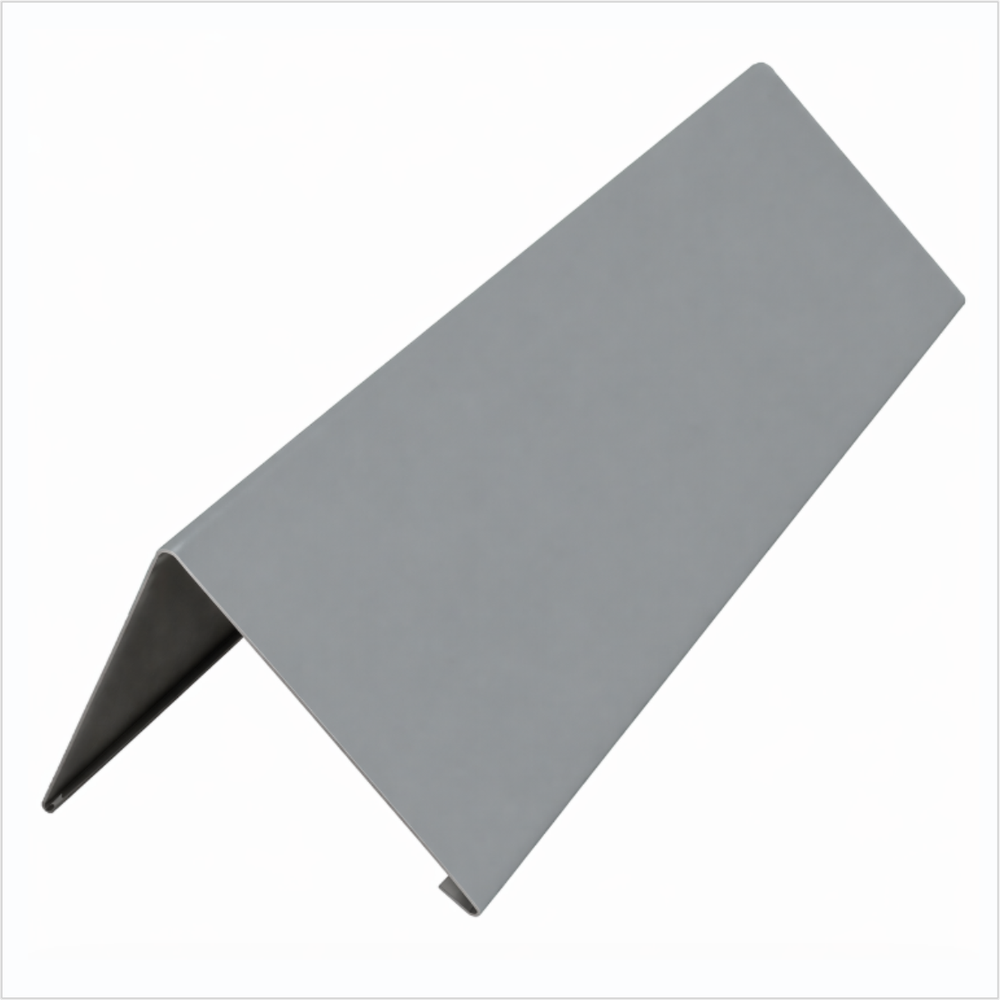 Планка конька простая 140/140/2000 РАЛ 7004 (Н)