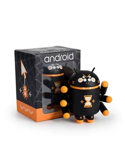 Android Mini Collectible Figure Special Edition Halloween робот коллекционный, хеллоуин, черный паук (Web Crawler)