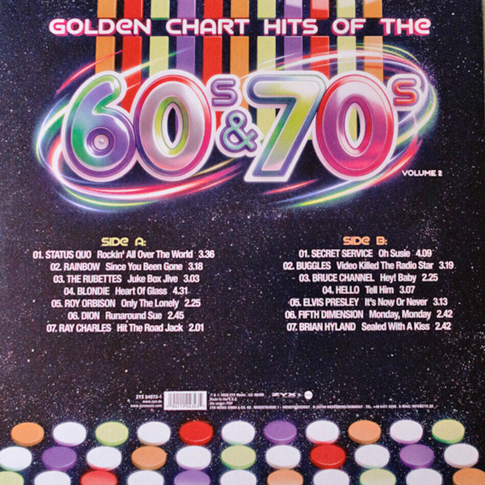 Сборник / Golden Chart Hits Of The 60's & 70's Vol. 2 (LP)