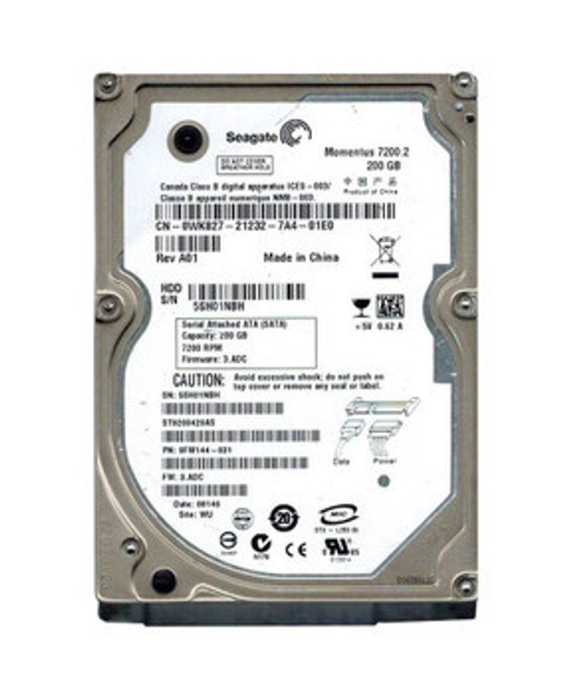 Жесткий диск Seagate SATA 200GB 7.2K 2.5 ST9200420AS