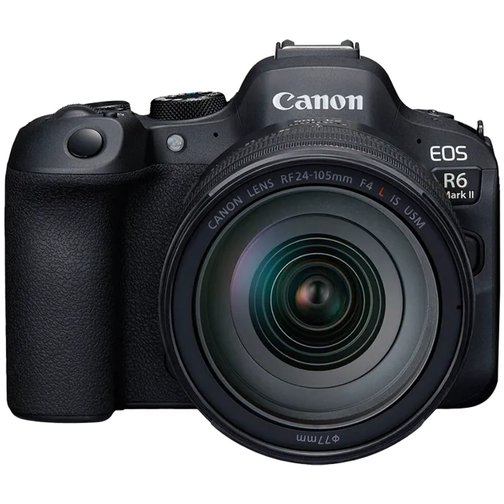 Беззеркальная камера Canon EOS R6 Mark II Kit RF 24-105mm f/4 L IS USM, черный