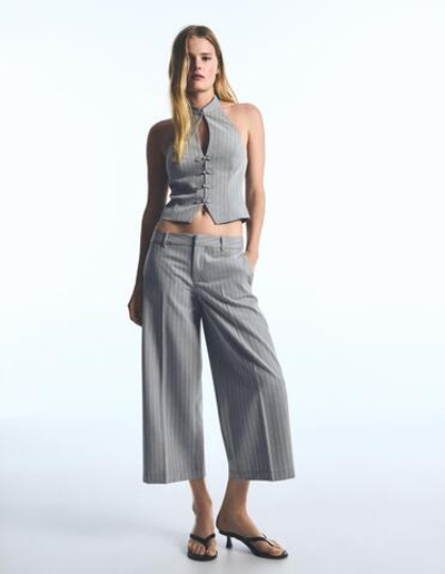 Женские прямые брюки капри - BERSHKA