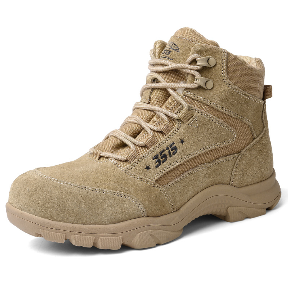 QIANGREN 3515 Outdoor Boots Men"s Sand
