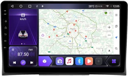 Магнитола для Volkswagen Multivan T5 2003-2015 - Kuberg OL-9121 QLed, Android 12, Быстрая, CarPlay, 4G SIM-слот