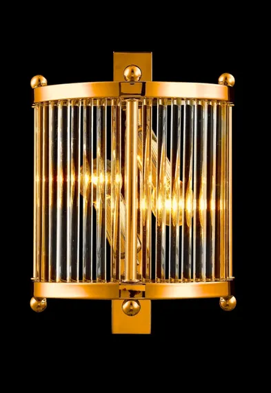 Бра Tadeo TADEO AP2 GOLD/TRANSPARENTE Crystal Lux