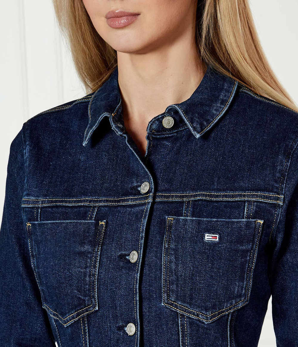Джинсовое платье Tommy Jeans - темно-синий(DW0DW20533)