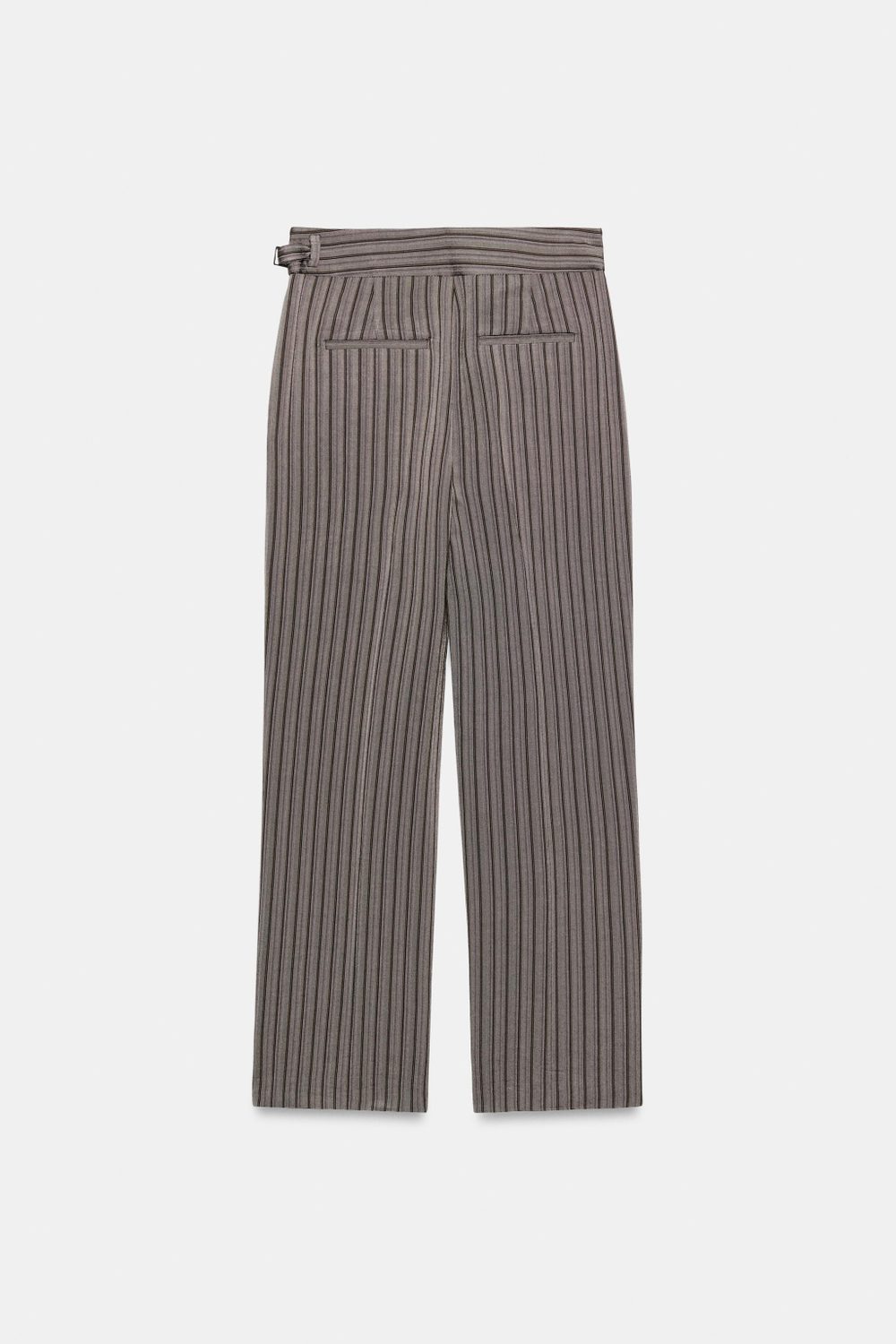 БРЮКИ В ПОЛОСКУ С ЗАЩИПАМИ — ZW COLLECTION — ZARA