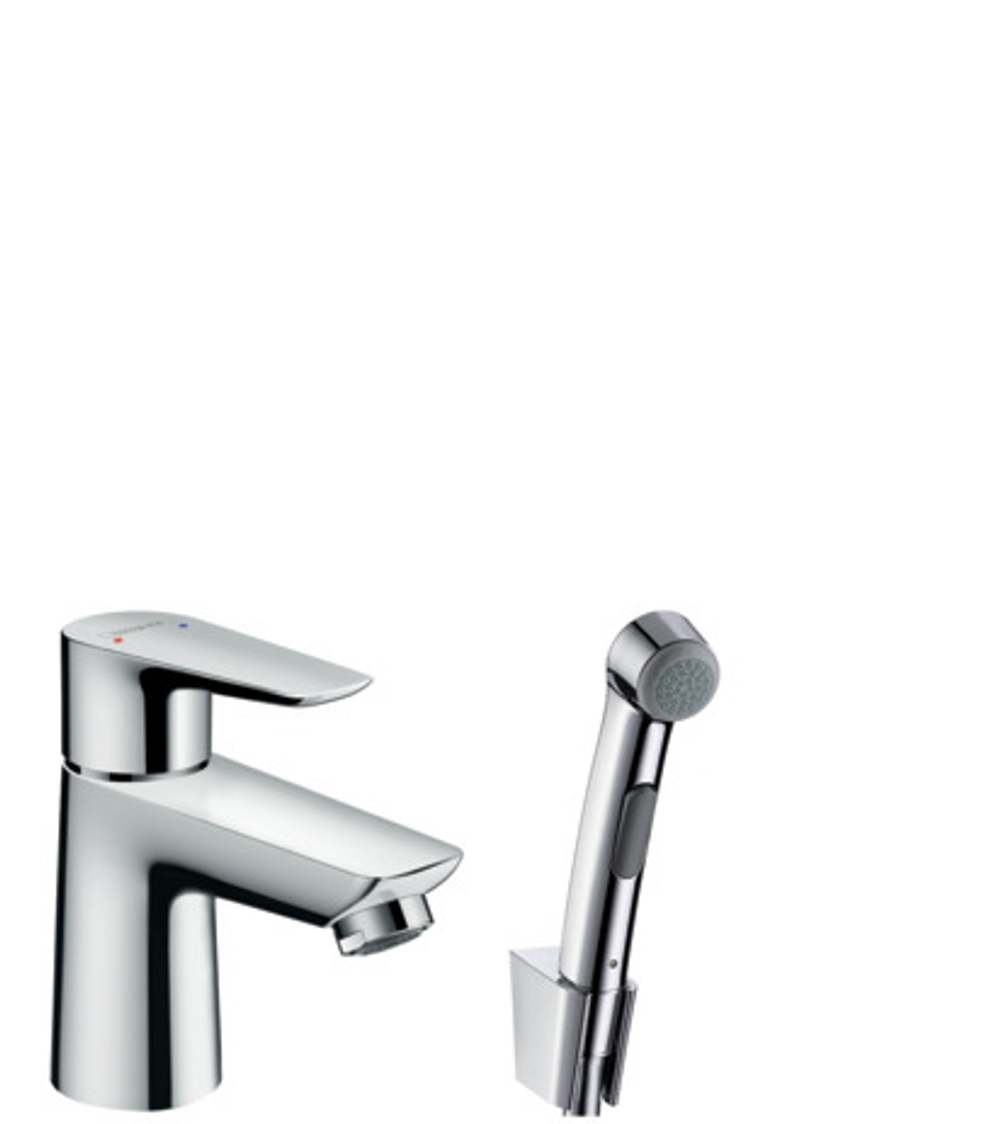 Смеситель для биде Hansgrohe Talis E Набор для биде, со сливным клапаном Push-Open 71729000