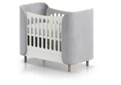 Кровать Ellipse Kidi Soft mini Серая