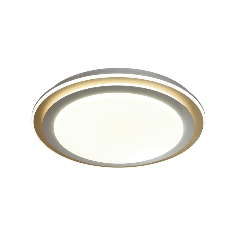 7630/DL PALE SN 151 Светильник пластик/золотистый LED 48Вт 3000-6300K D410 IP43 пульт ДУ SETTA