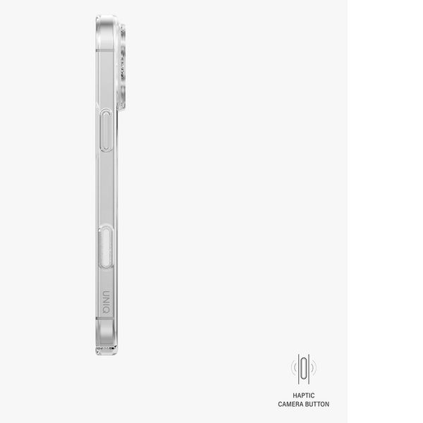 Чехол Uniq AirSuit Case для iPhone 17 Pro Max, Прозрачно-белый | Glossy Clear/White