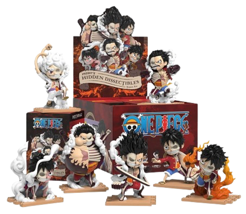Рандомная фигурка Blind Box Mighty Jaxx One Piece Luffy’s Gears Edition