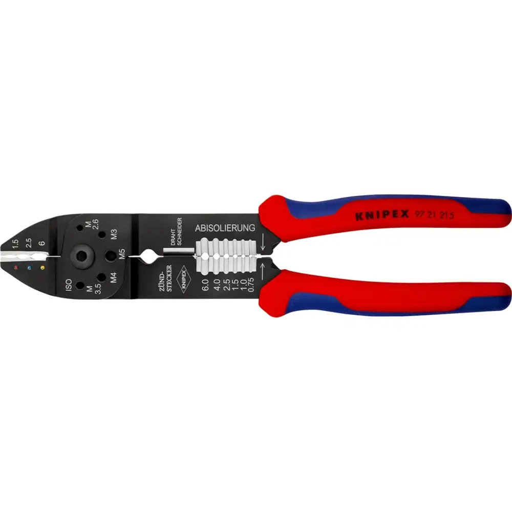 Клещи зажимные для опрессовки чернёные 230 мм Knipex 97 21 215 SB
