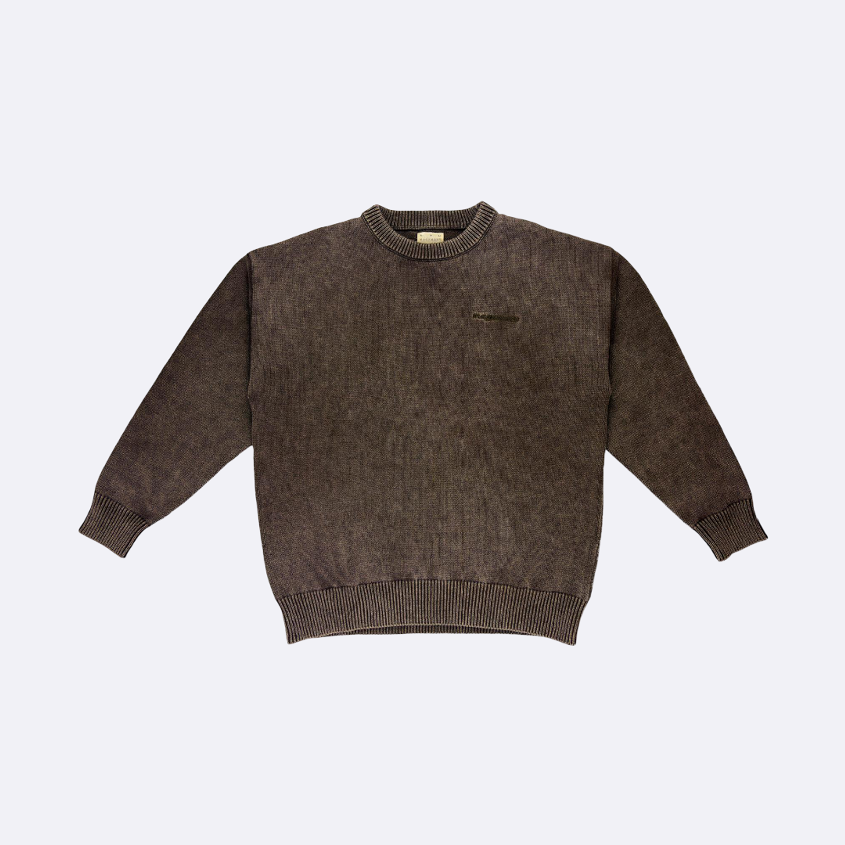 Свитшот Magamaev Default knit (brown/dye) артикул: - купить в магазине Дайс