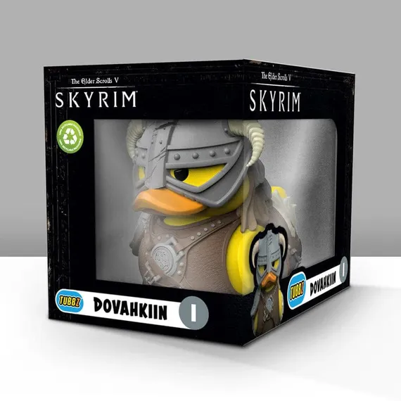 Фигурка-утка Tubbz Skyrim Dragonborn Dovahkiin (коробочное издание)