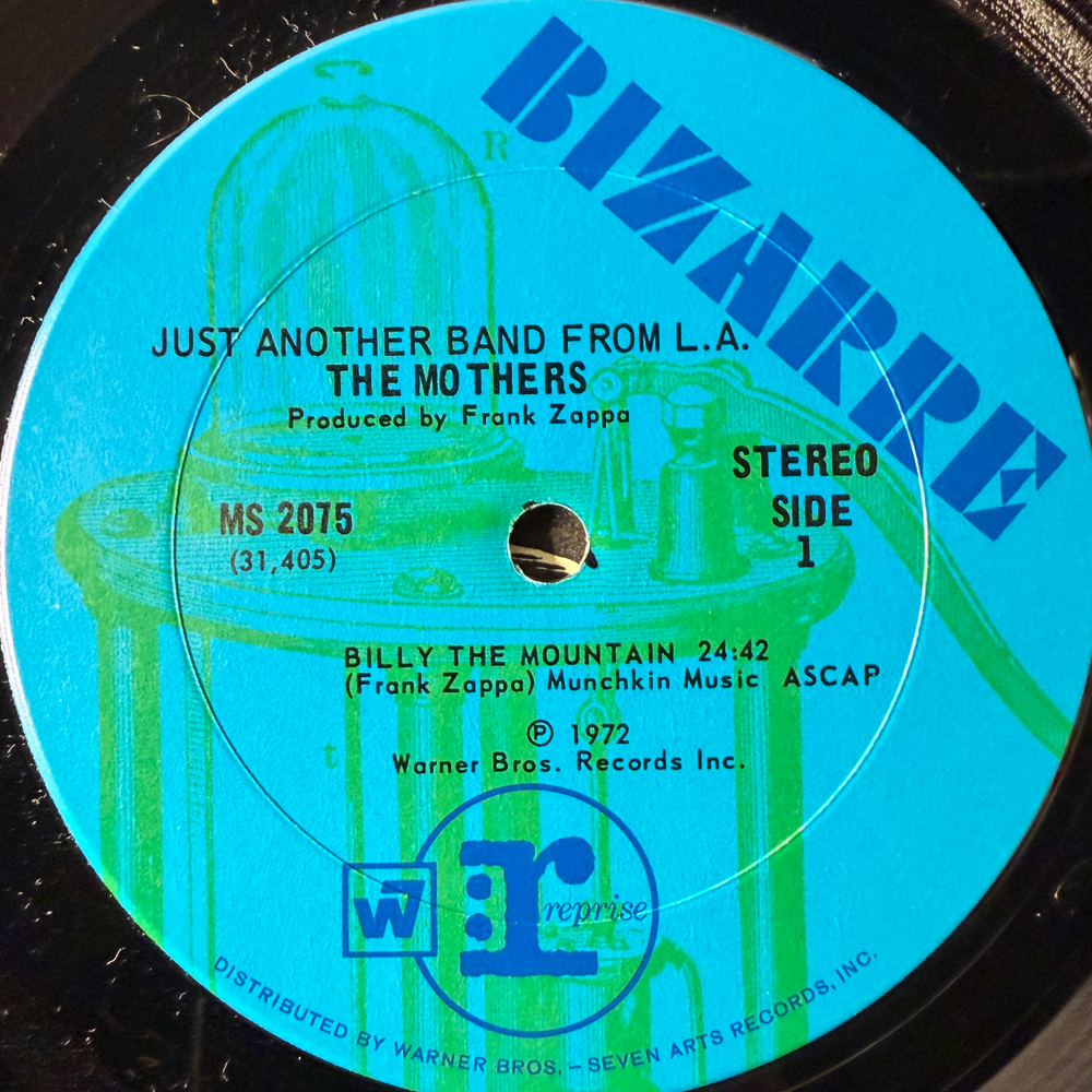 The Mothers ‎– Just Another Band From L.A. (США 1972г.)