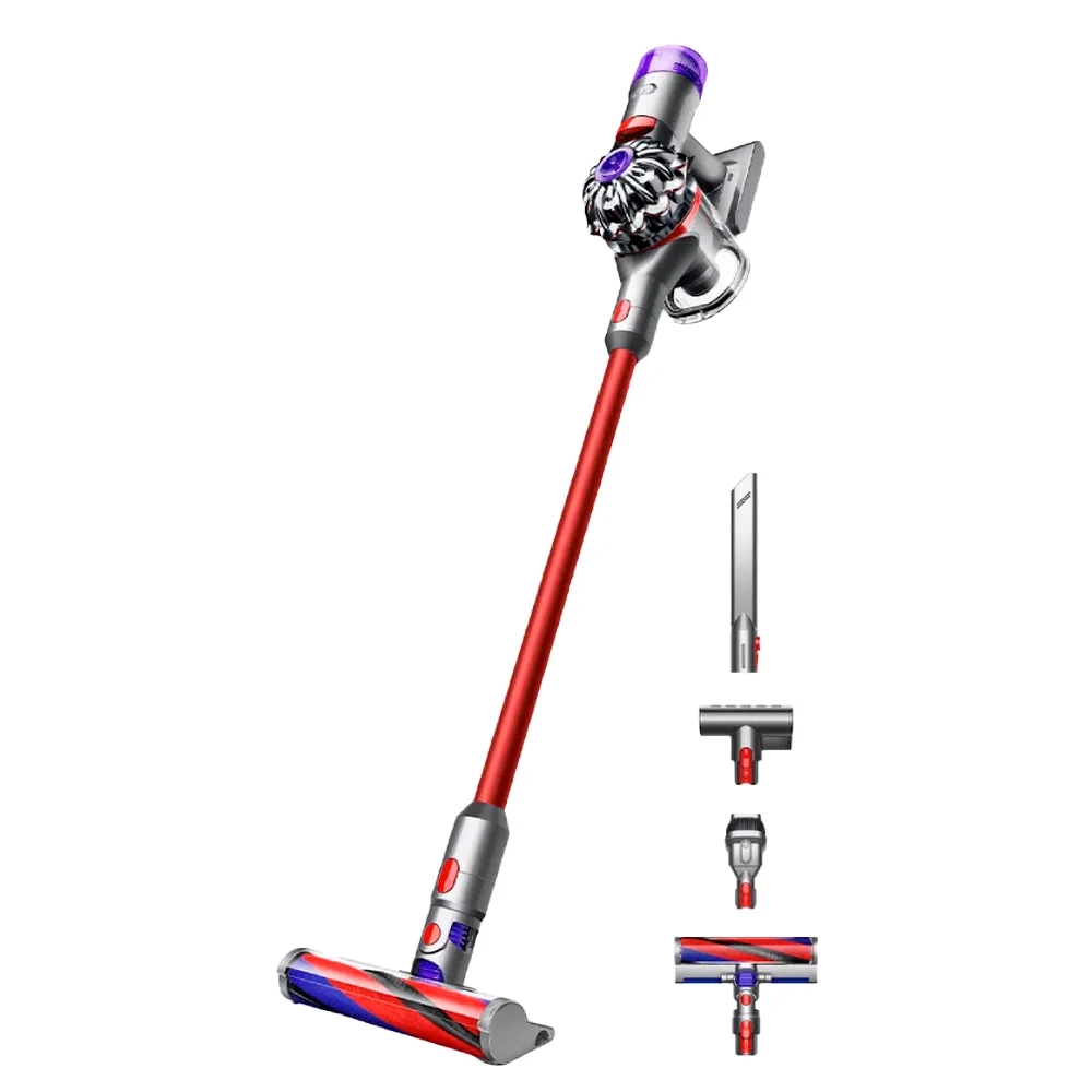 Беспроводной вертикальный пылесос Dyson V8 Slim Fluffy (SV10K), Red (Красный)