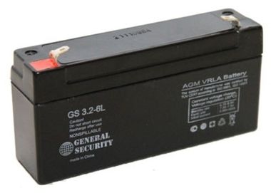 Аккумулятор General Security GS 3,2-6 ( 6V 3,2Ah / 6В 3,2Ач ) - фотография